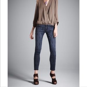 Current/Elliott Skinny Ankle Vintage Brocade, 27